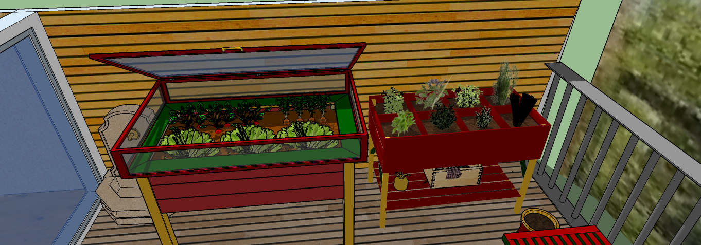Terrasse dominant la cuisine 12