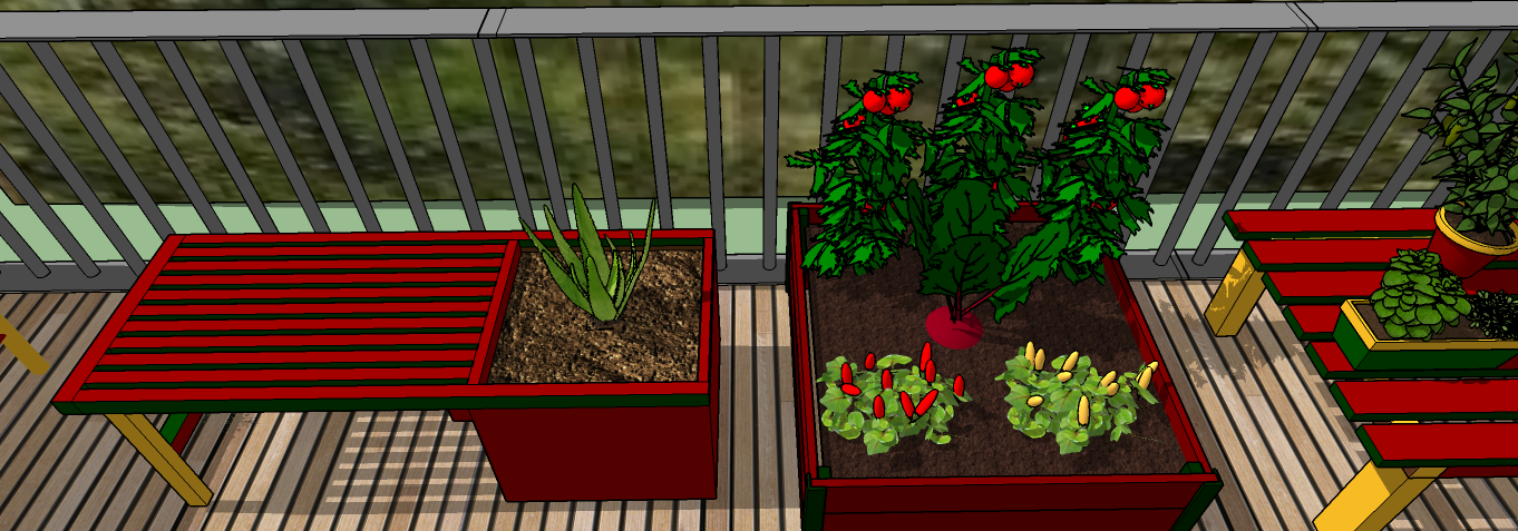 Terrasse dominant la cuisine 5