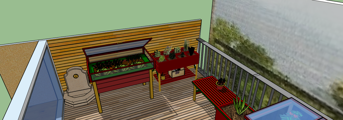 Terrasse dominant la cuisine 12