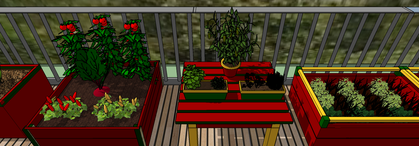 Terrasse dominant la cuisine 6