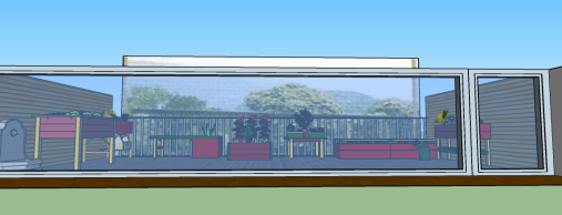 Terrasse dominant la cuisine 1