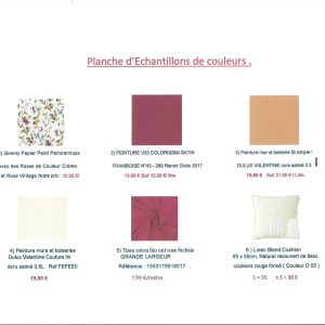 Planche d'échantillonnage 5
