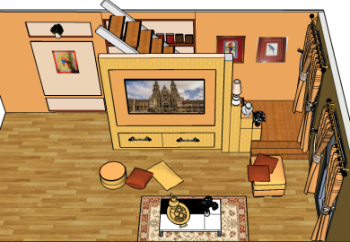 2 ème Anbiance Jaune or damassé 2