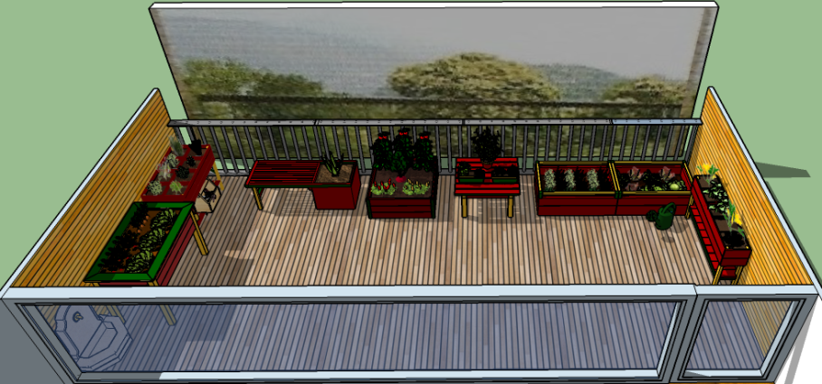 Terrasse dominant la cuisine 18