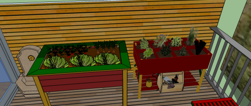 Terrasse dominant la cuisine 2