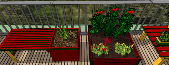 Terrasse dominant la cuisine 5