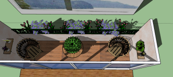 Plan balcon de la chambre parentale 2