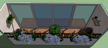 Plan balcon de la chambre parentale 4