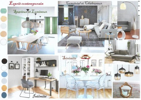 Planche tendence esprit contemporain