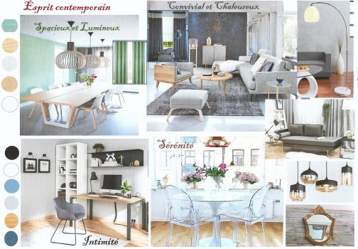 Planche tendence esprit contemporain